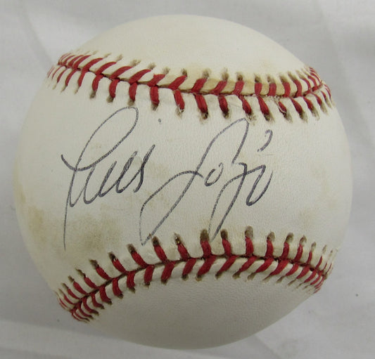 Luis Sojo Signed Rawlings Baseball B170
