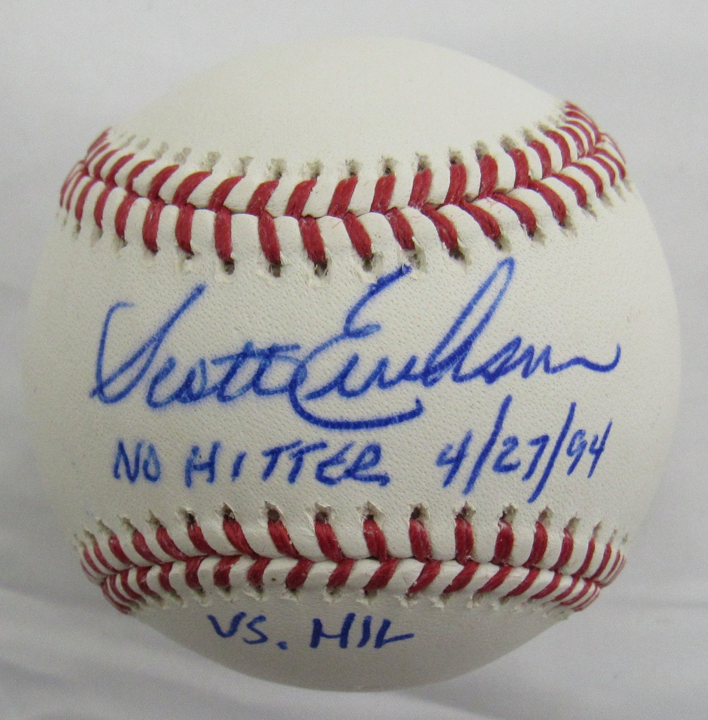 Scott Erickson Signed Auto Baseball w/ Insc JSA WIT857407 B154