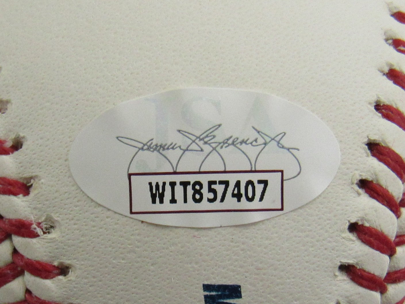 Scott Erickson Signed Auto Baseball w/ Insc JSA WIT857407 B154