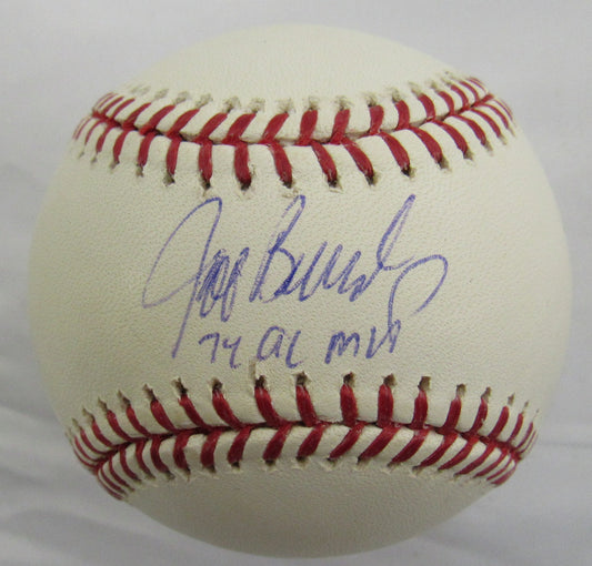 Jeff Burroughs Signed Auto Baseball w/ Insc Tristar Hologram B155