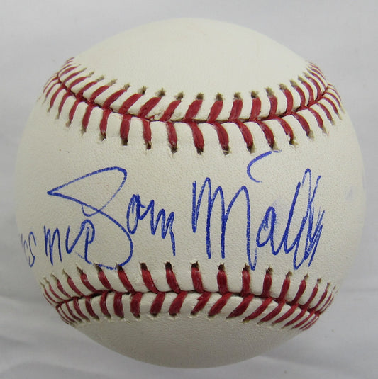Gary Matthews Signed Auto Baseball w/ Insc B155
