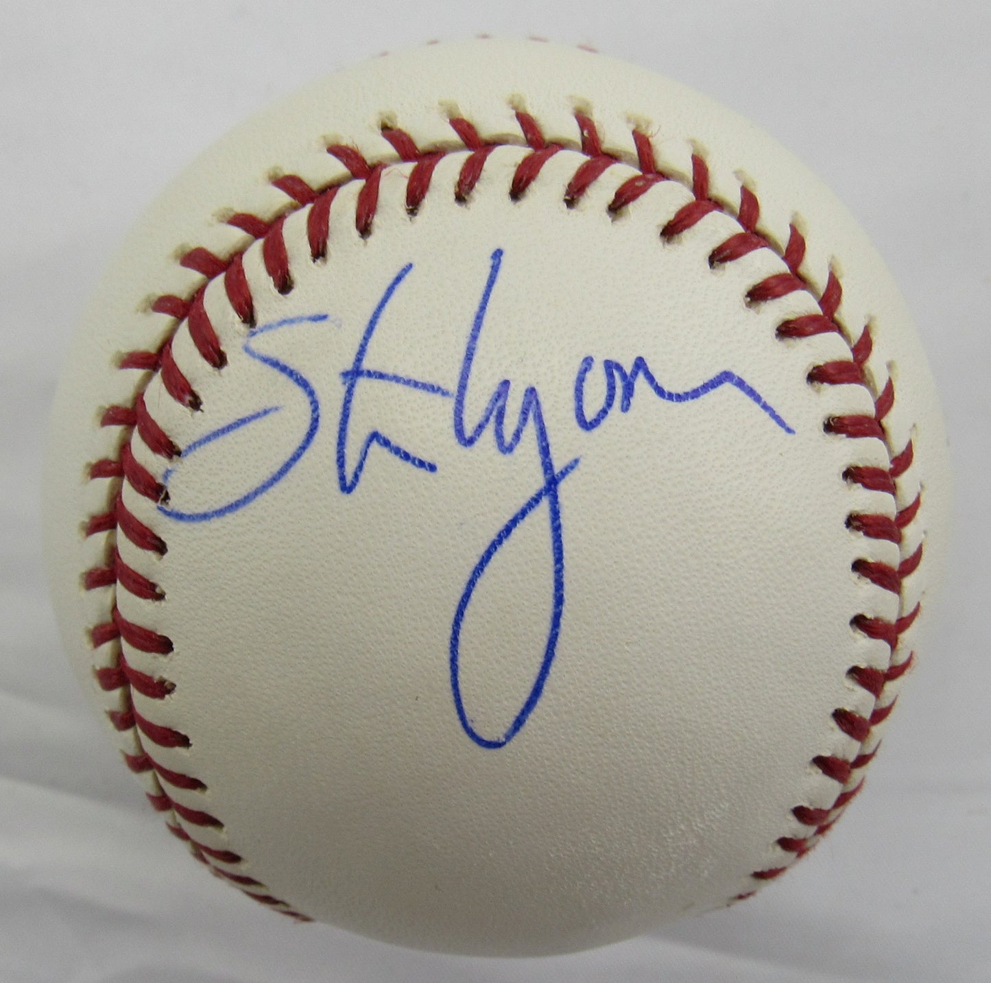 Steve Lyons "Psycho" Signed Auto Baseball B155