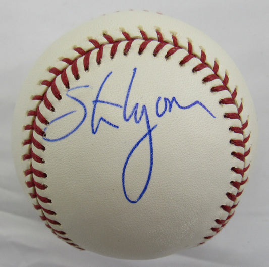 Steve Lyons "Psycho" Signed Auto Baseball B155