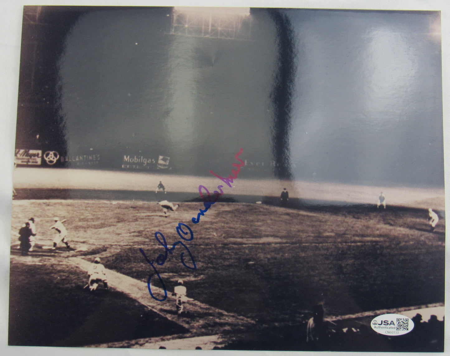 Johnny Vandeermeer Signed 8x10 Photo CN60133