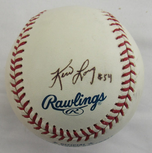 Kevin Long - Yankees Hitting Coach Signed Auto Rawlings Baseball B152 #2