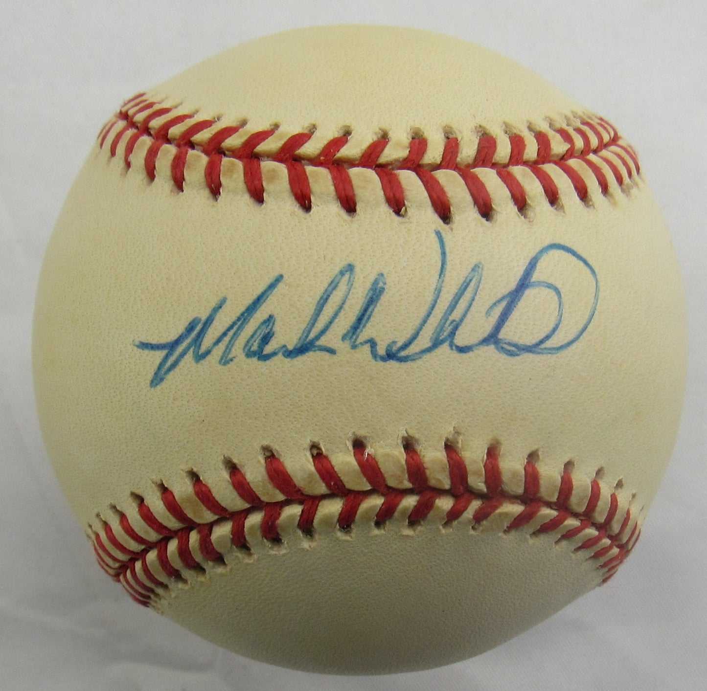Mark Whiten Signed Rawlings Baseball B151