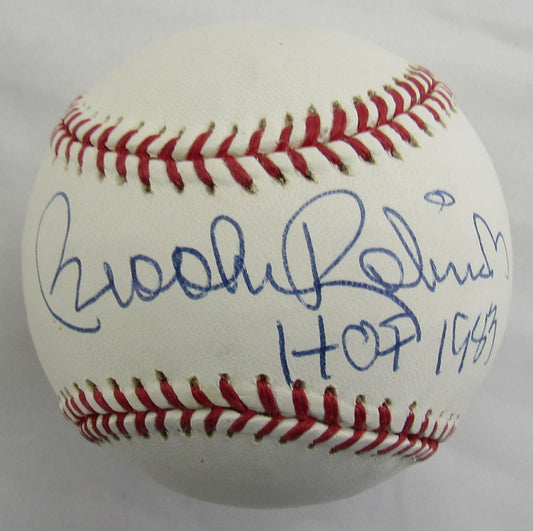 Brooks Robinson Signed Auto Rawlings Baseball w/ HOF Insc JSA CL12120