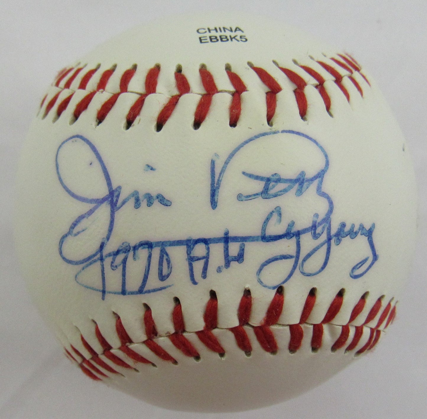 Jim Perry Signed Auto Autograph Rawlings Baseball JSA P80760