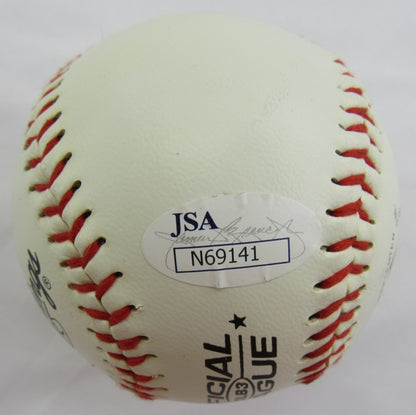 Omar Moreno Signed Auto Autograph Rawlings Baseball JSA N69141