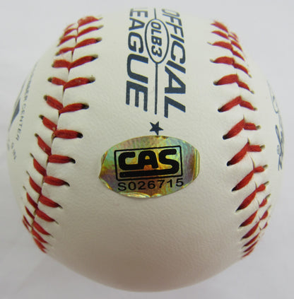 Ralph Garr Signed Auto Autograph Rawlings Baseball CAS S026715