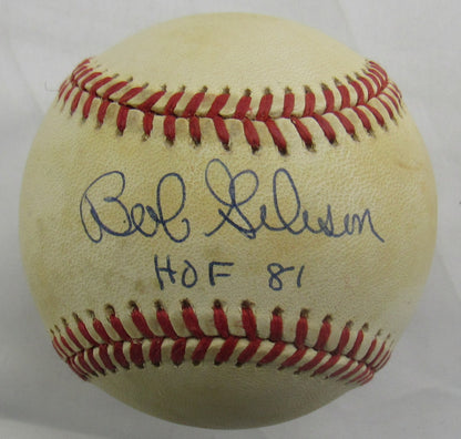 Bob Gibson Signed Rawlings Baseball JSA CN60396