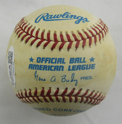 Ron Guidry Signed Rawlings Baseball JSA CN60388
