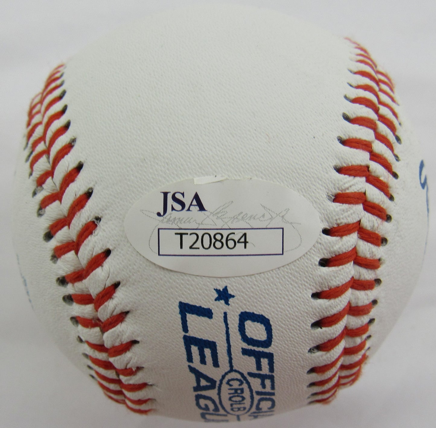 Jeff Burroughs Signed Auto Autograph Baseball JSA T20864