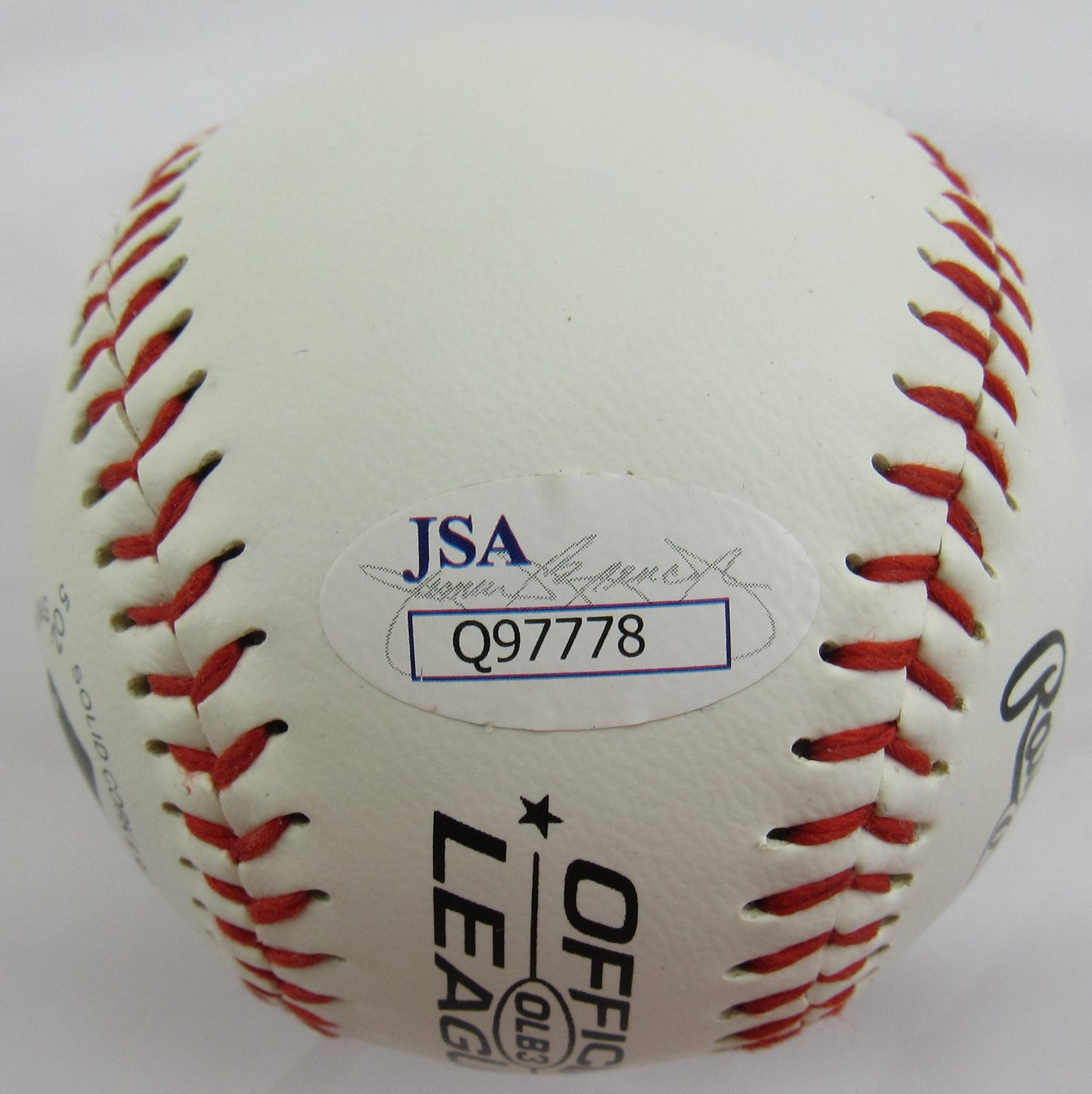 Tom Browning Signed Auto Autograph Rawlings Baseball JSA Q97778