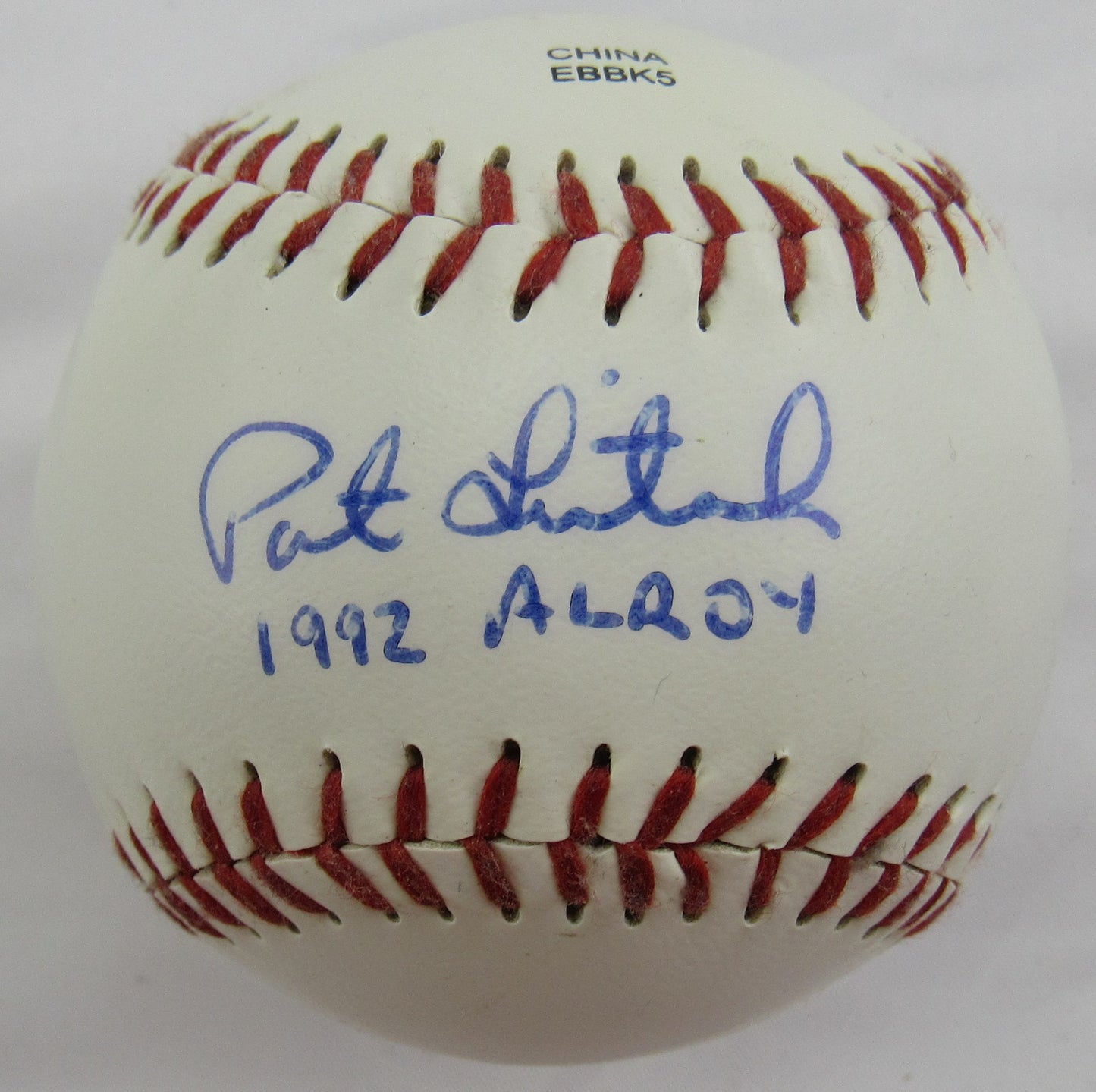 Pat Listach Signed Auto Autograph Rawlings Baseball JSA Q44092