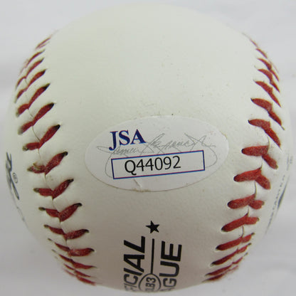 Pat Listach Signed Auto Autograph Rawlings Baseball JSA Q44092