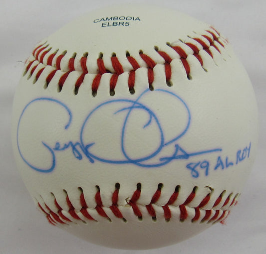 Gregg Olson Signed Auto Autograph Rawlings Baseball CAS S037402