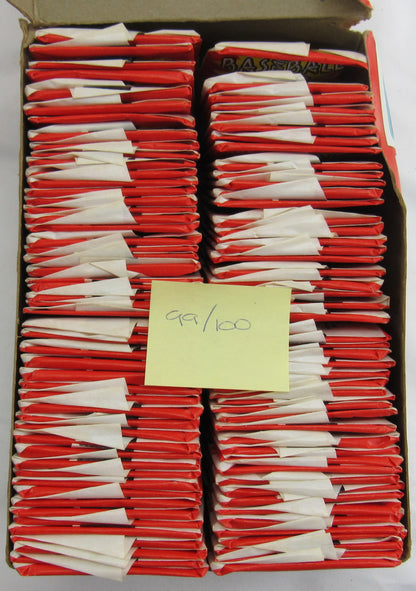 1985 Fleer Baseball Star Stickers Box Unopened Packs Tons of Stars &Rare