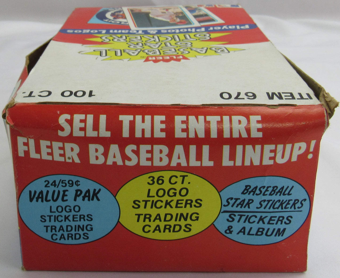 1985 Fleer Baseball Star Stickers Box Unopened Packs Tons of Stars &Rare