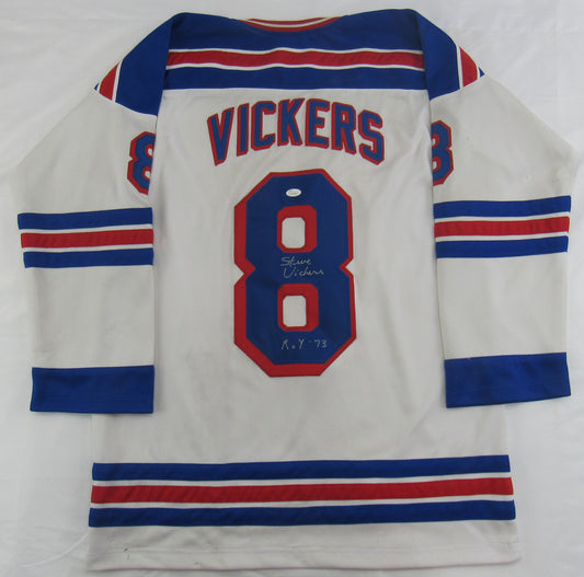 Steve Vickers Signed Auto Autograph Jersey w/ Insc JSA W739095