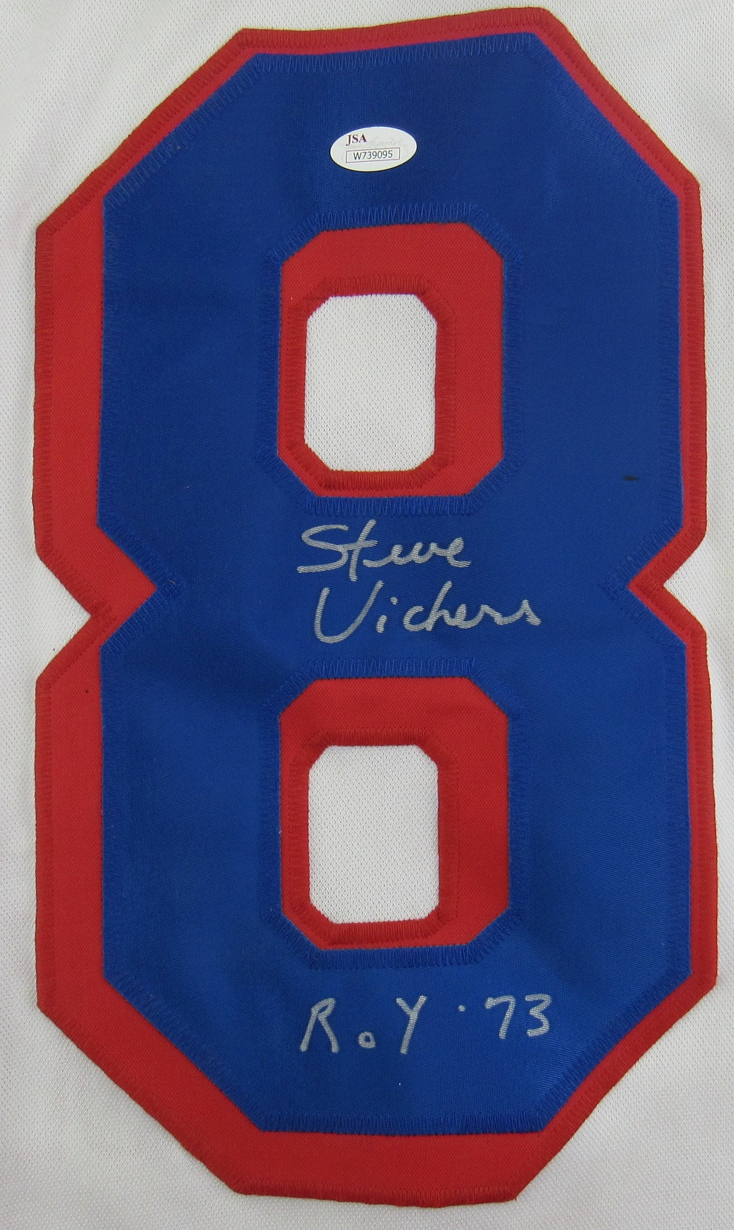 Steve Vickers Signed Auto Autograph Jersey w/ Insc JSA W739095