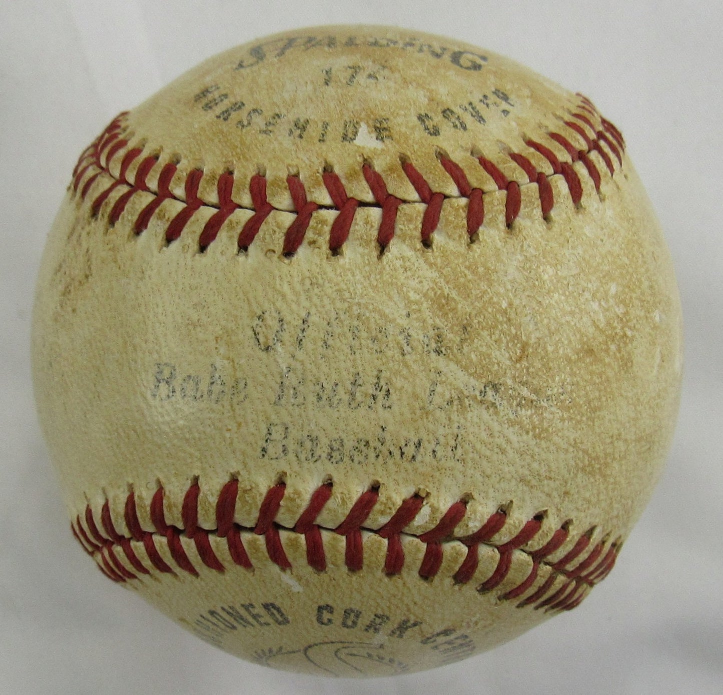 Claire Ruth Signed Auto Rawlings Baseball JSA LOA ZZ71996