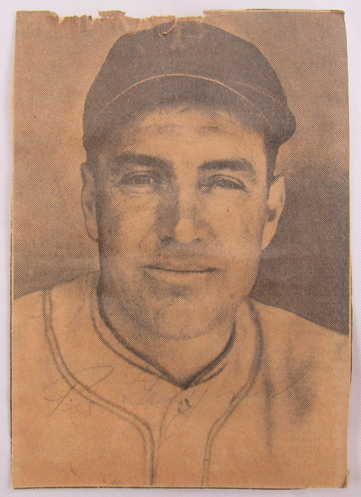 Pie Traynor Signed Auto Newspaper Photograph JSA LOA ZZ71858