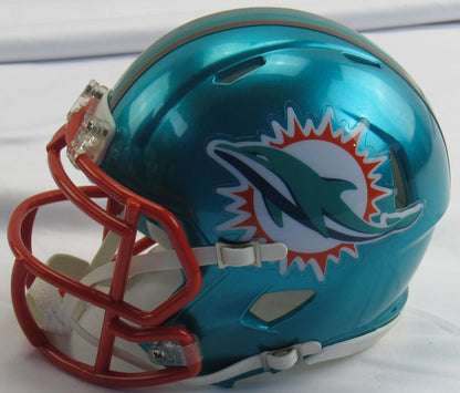 Larry Csonka Signed Auto Autograph Replica Dolphins Mini Helmet JSA COA