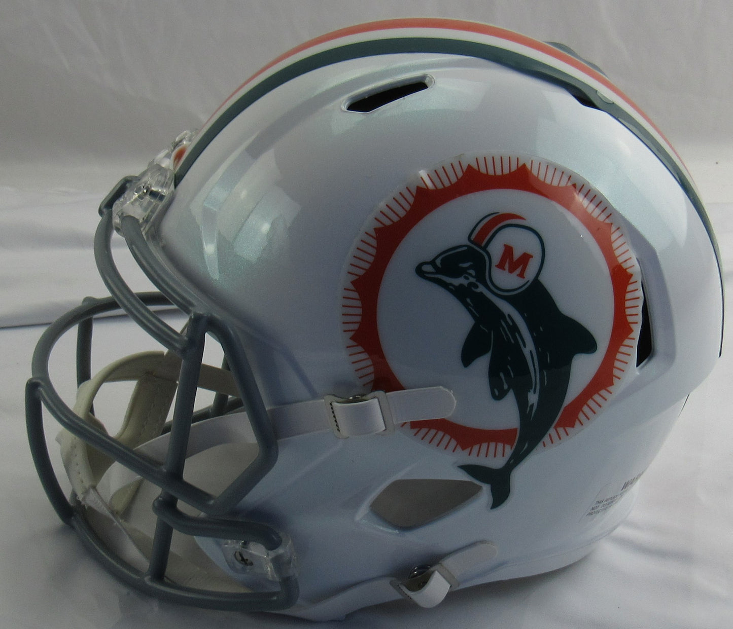 Larry Csonka Signed Auto Autograph Replica Dolphins Helmet w/ HOF Inscription JSA COA