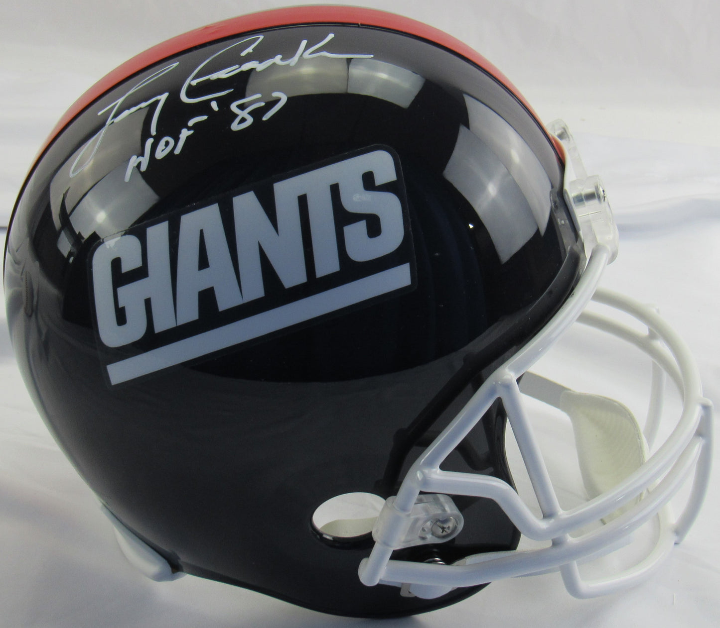 Larry Csonka Signed Auto Autograph Replica Giants Helmet w/ HOF Insc JSA COA