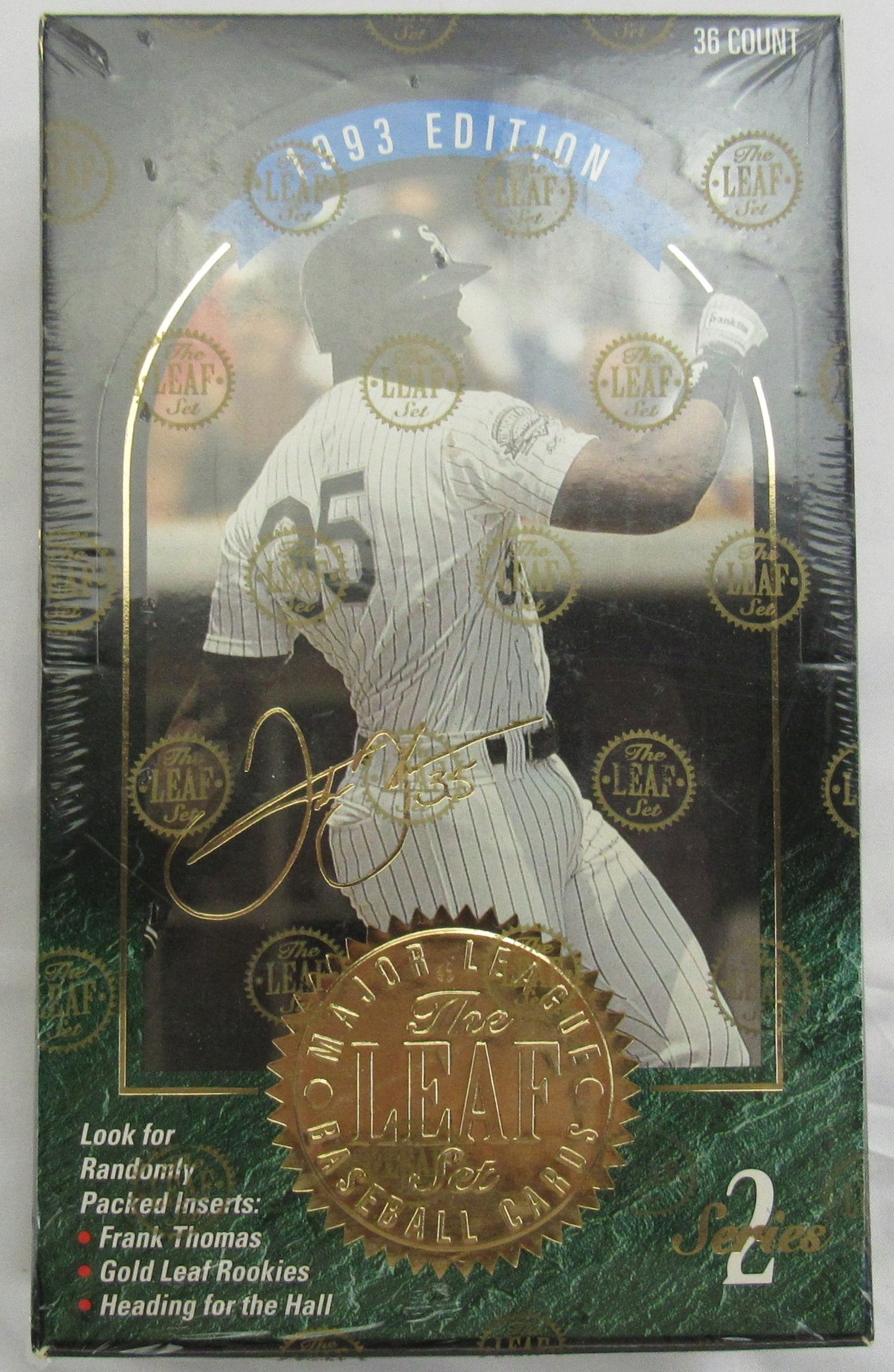 1993 Leaf Baseball Card Wax Box