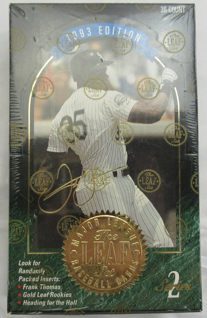 1993 Leaf Baseball Card Wax Box