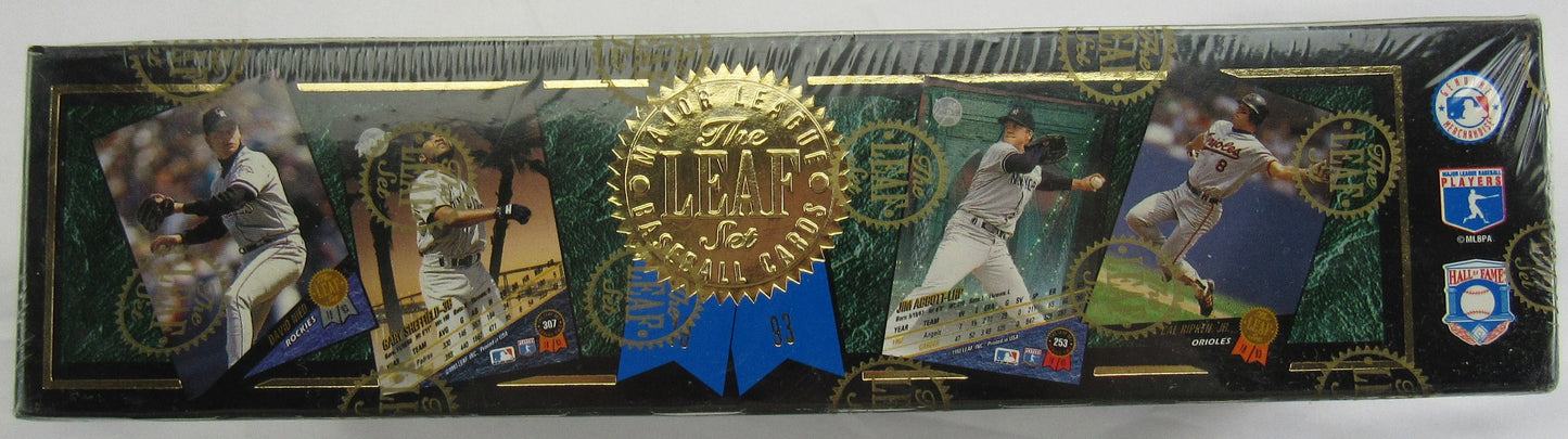 1993 Leaf Baseball Card Wax Box