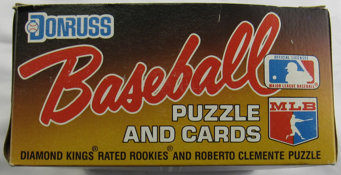 1987 Donruss Baseball Puzzle & Cards 36 Count Wax Box