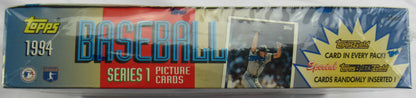 1994 Topps Baseball Series 1 Cards 36ct Wax Foil Count Box