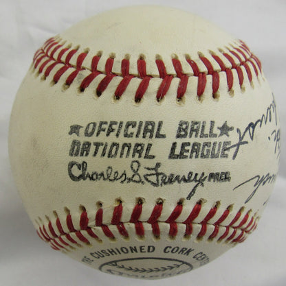 Red Schoendienst Signed Auto Rawlings Baseball B162
