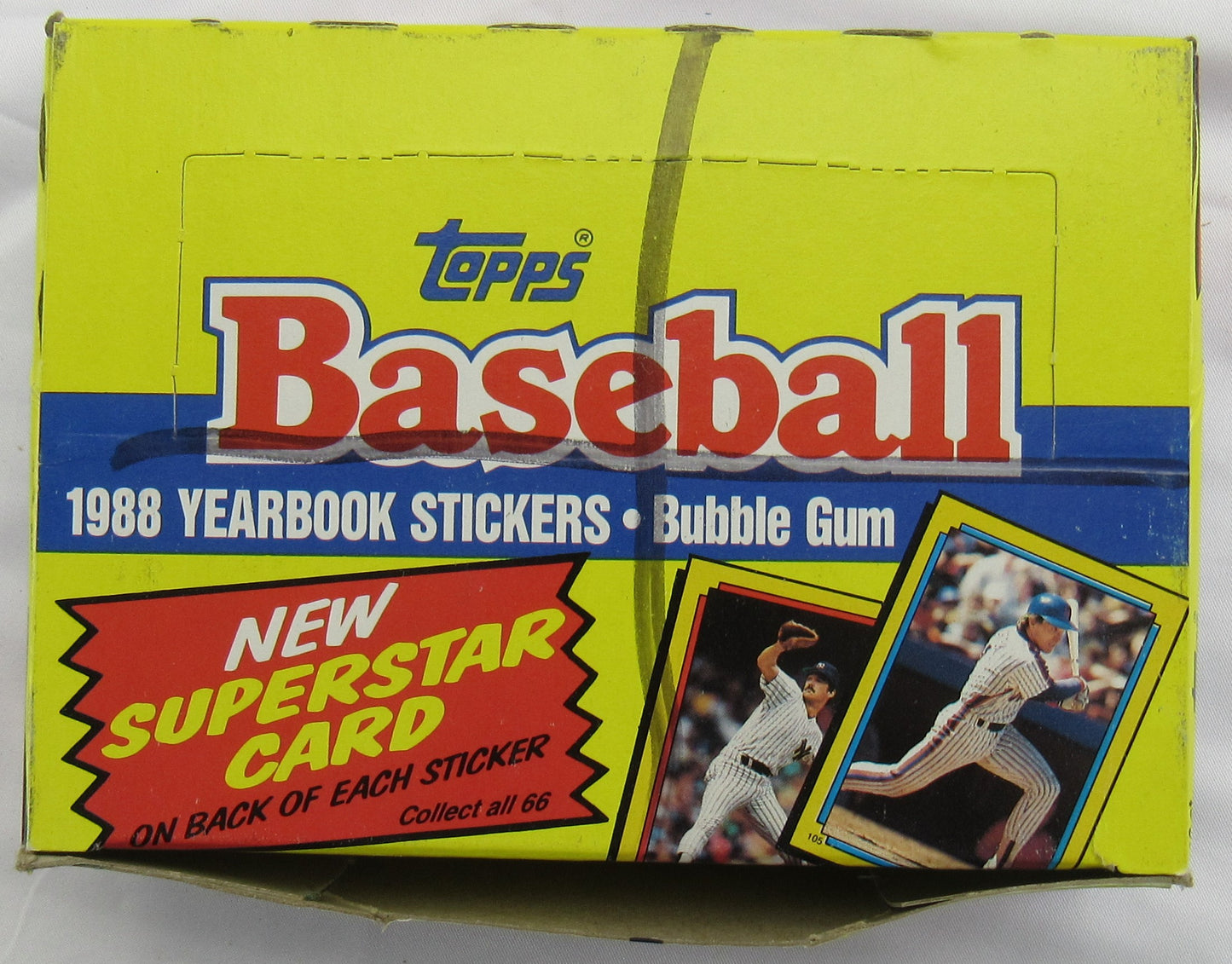 1988 Topps Baseball Cards 48 Count Box II Sticker Box