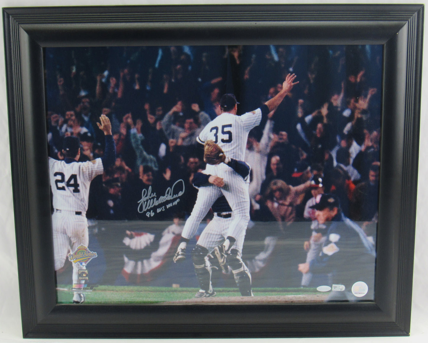 John Wetteland Signed Auto Autograph Framed 16x20 Photo Steiner Sports COA