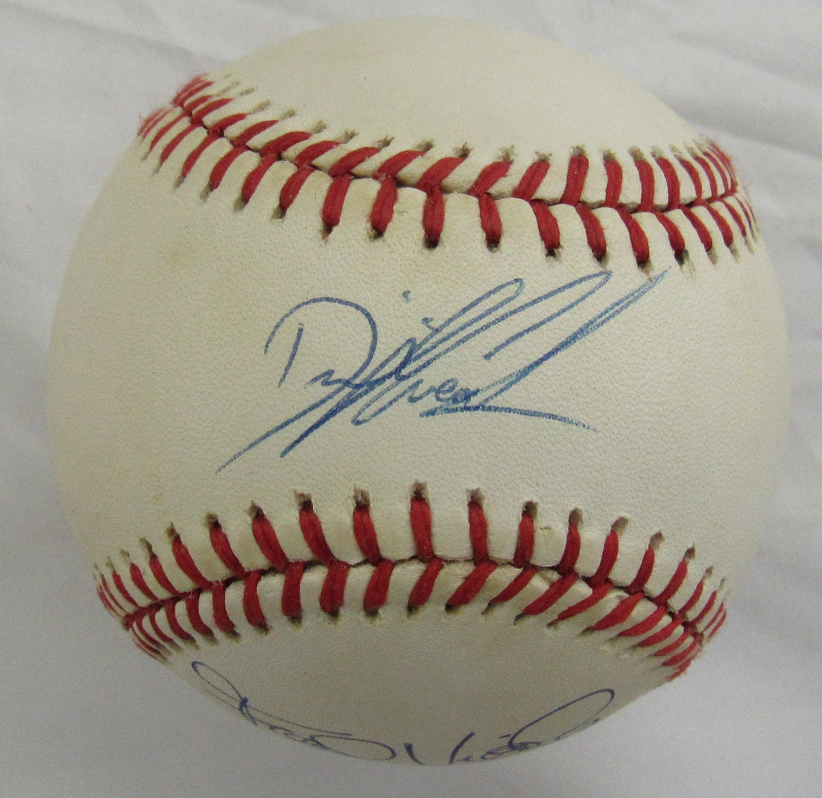 Dwight Gooden Frank Viola Signed Auto Rawlings Baseball