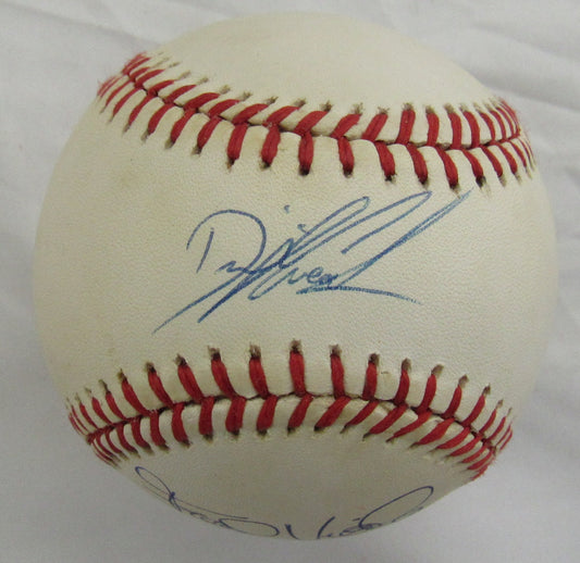 Dwight Gooden Frank Viola Signed Auto Rawlings Baseball