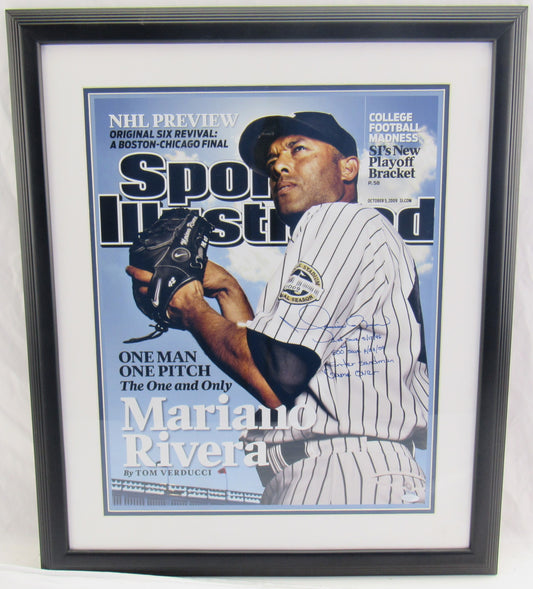 Mariano Rivera Signed Auto Autograph Framed 16x20 Photo w/ Insc Steiner Sports Hologram