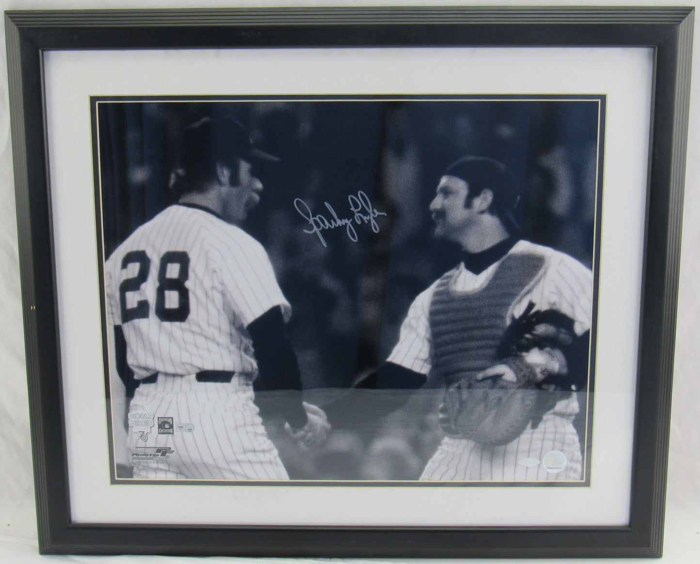 Sparky Lyle Signed Auto Autograph Framed 16x20 Magazine Cover Steiner Sports Hologram