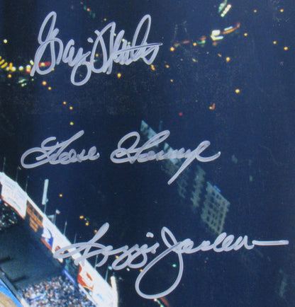 Reggie Jackson Bucky Dent Sparky Lyle +more Signed Auto Autograph Framed 16x20 Photo Steiner Sports Hologram