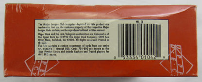1992 Upper Deck High Series Sealed 36ct Wax Box - Ted Williams Auto