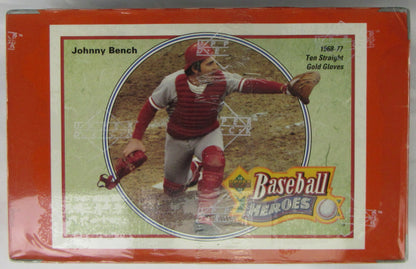 1992 Upper Deck High Series Sealed 36ct Wax Box - Ted Williams Auto