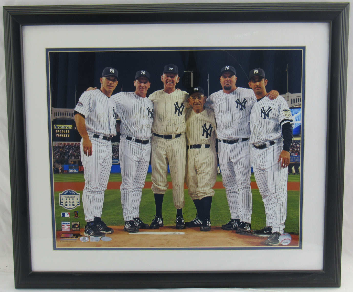 New York Yankees Signed Auto Autograph Framed 16x20 Photo Steiner Sports Hologram