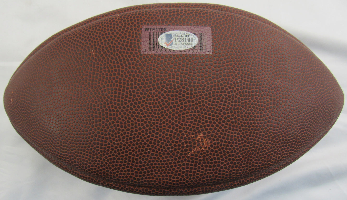 Davante Adams Signed Wilson Football Beckett P28100