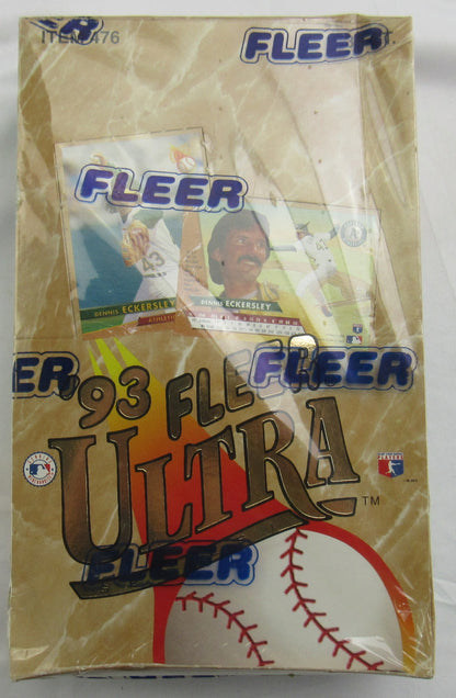 1993 Fleer Ultra Series 1 Sealed 36ct Baseball Wax Box