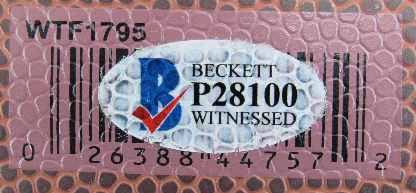 Davante Adams Signed Wilson Football Beckett P28100