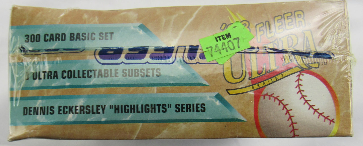 1993 Fleer Ultra Series 1 Sealed 36ct Baseball Wax Box